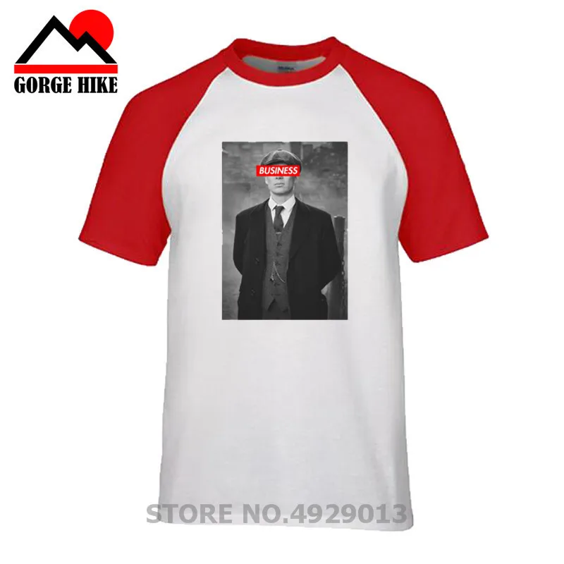 Популярные футболки с надписью Peaky blinders Tommy Shelby мужские короткими рукавами и