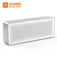 Xiaomi Mi Bluetooth динамик базовый 2 квадратных коробки 2 стерео портативный Bluetooth 4,2 HD Высокое разрешение звук качество воспроизведения