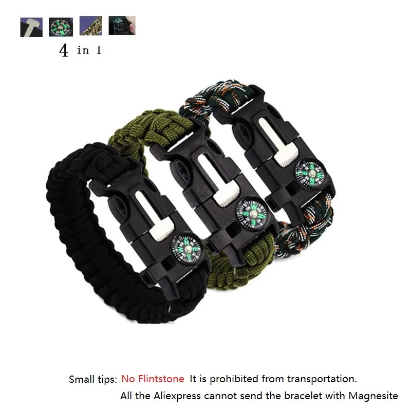 Sand Compass Paracord Bracelet Top Quality Jewellery For Men A611 