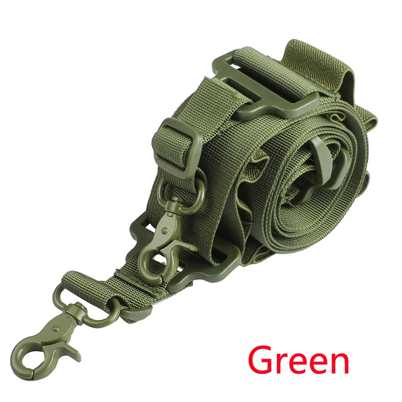 Tactical  Shotgun Two Points Sling Strap Adjustable Hunting Rope Strap Metal Hooks Caliber 15 for Outdoor Airsoft RL30-0005-23