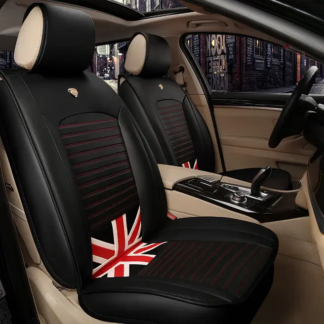 Luxury High fiber leather surrounded by design car seat
