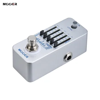 

MOOER Graphic B 5-Band EQ Bass Equalizer Effect Pedal True Bypass Full Metal Shell With level knob