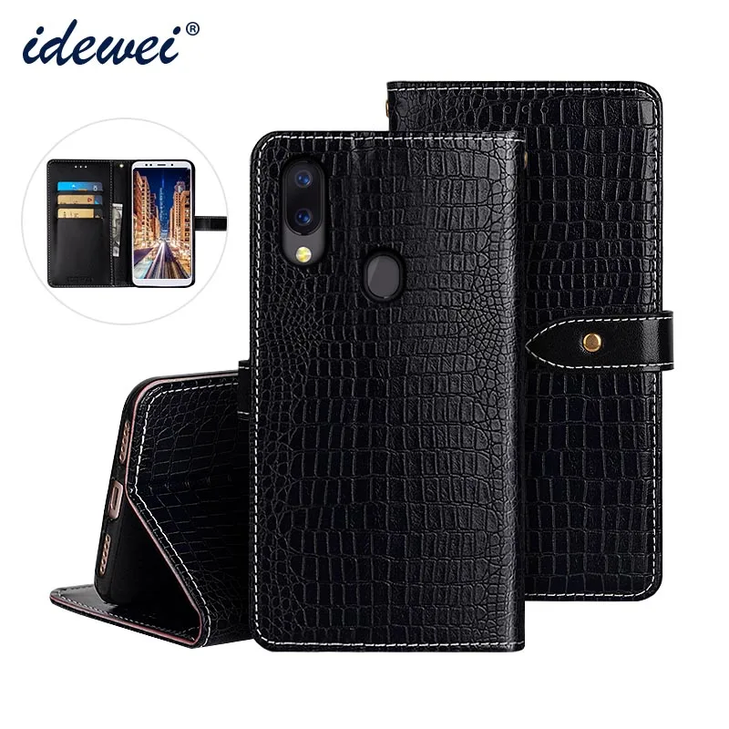 

SHIODOKI for umidigi A3 Luxury Flip Case Cover Leather Case for Protection umidigi A3 Phone Crocodile Grain 5.5 "