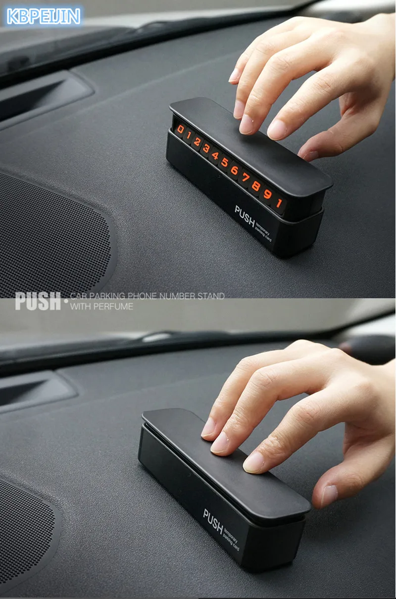

Upscale Drawer style Car Temporary Parking Card Aromatherapy 2 and 1 for DACIA logan duster sandero lodgy sandero accessories