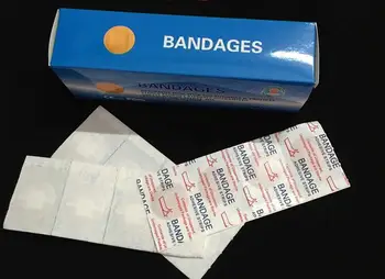 

100 pcs sterile adhesive strips bandage diameter 2.3cm waterproof adhesive strips acupuncture massage use