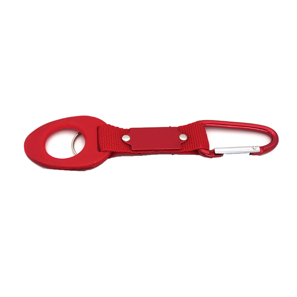 

Silicone Buckle Hook Water Bottle Holder Clip Climb Carabiner Belt Backpack Hanger Camp/Key ring Multifunction Outdoor