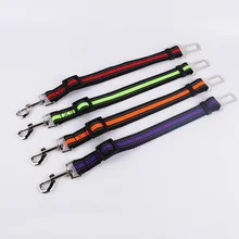 

Reflective Safety dog car Seat Belt Strong nylon pet dog Car Travel Seatbelt durable adjustable dogs Vehicle seat belts leash