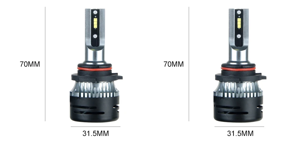 2PCS 6500K H11 LED H7 H4 LED H15 H3 9005 9006 HB3 HB4 Auto Car Headlight Bulbs 50W 10000LM Car Styling 12V CSP Chip MINI series (14)