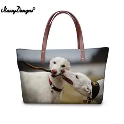 Для женщин сумка модные сумки Высокое качество Повседневная сумка Басенджи Любовь Собака Dogginess принт Повседневное большие пляжные сумки