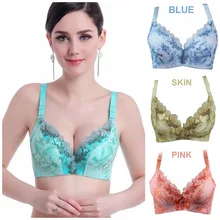 Luxury Floral Push up Bras Women Underwear Embroidery Lace Sexy Lingerie Female Bra Intimates H089