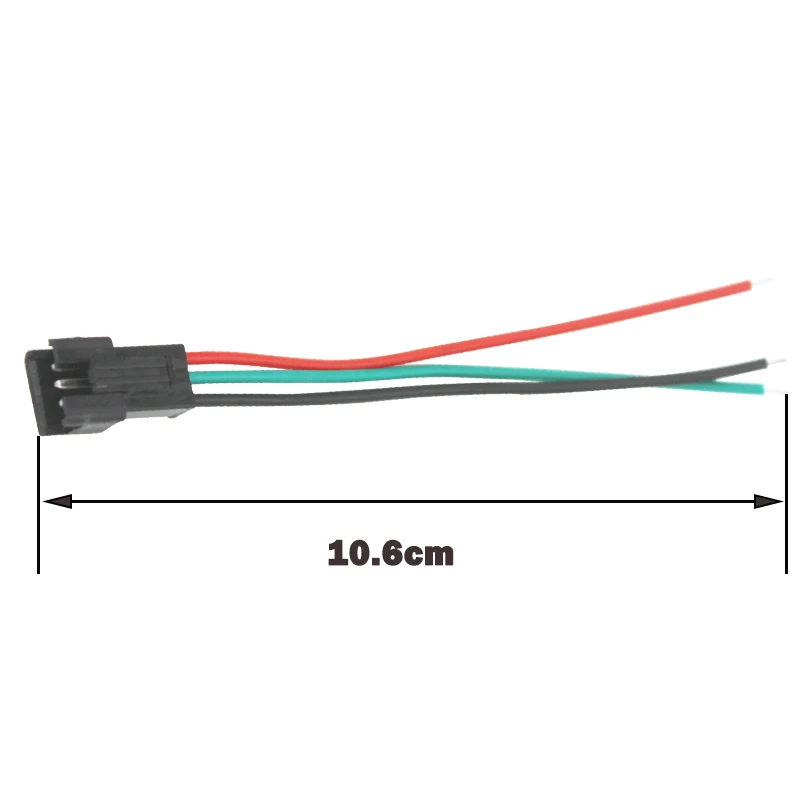 10 пар JST SM 3 штифта/Головка Штекер-Женский штекер/быстрый соединитель провода для WS2812B RGB светодиодные ленты