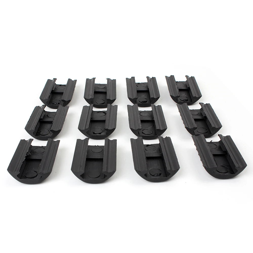 Ohhunt Universal Tactical Rubber Polymer Low Profile Handguard Enhanced Modular Full Profile Picatinny Rail Guard Covers (5)