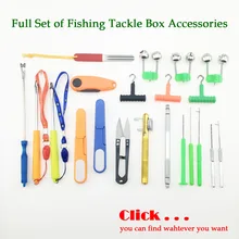 Набор рыболовных инструментов рыболовные крючки снасть коробка аксессуары набор для начинающих рыболовная прикормка искусственные приманки удочка ножничный крюк для удаления
