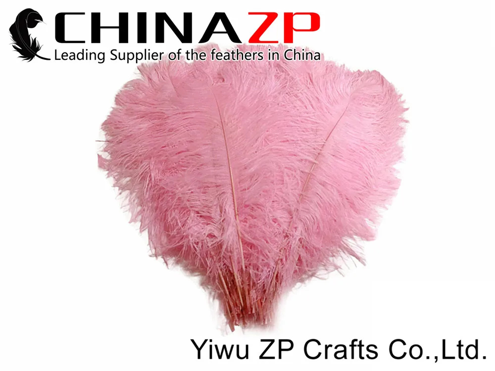 USA Ostrich Feathers, 1 2 lb - LIGHT PINK Ostrich Tail Wholesale Feathers
