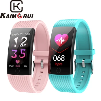 

Smart Wristband Heart Rate Fitness Bracelet Women Watch Monitor Bluetooth Wristband Pedometer Fitness Tracker for Android IOS
