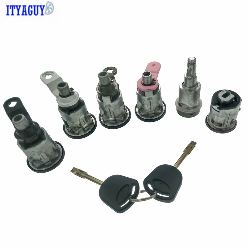 

Car styling DOOR LOCK VEHICLE KEY SET Switch For FORD TRANSIT MK4 MK5 1992 - 2000 95VB B22050 FG 95VBB22050FG