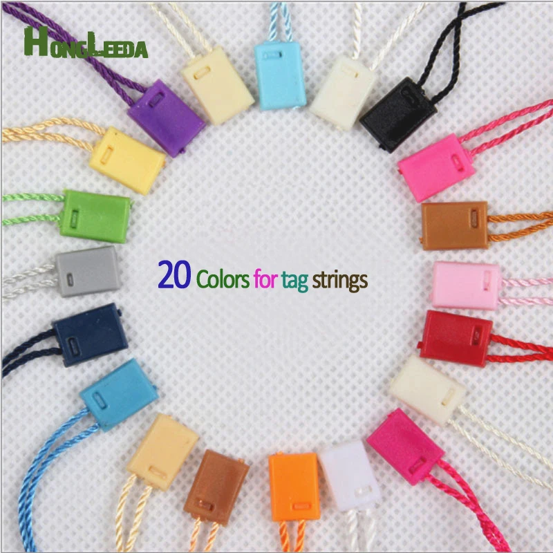 

1000pcs/lot 20 multiple colors string seal garment hang tag string/cords/tag seal free shipping SEAL-002