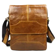 Первый слой из воловьей кожи Натуральная кожа Мужская сумка на плечо сумка-мессенджер Повседневная сумка через плечо в европейском и американском стиле