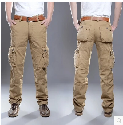 khaki pants with zipper pockets