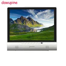 dawupine 15 Inches LCD TV DVB-T2 Soundbar Bluetooth Speaker USB HD 1080P Vedio Play Cable Broadcasting VGA Computer Monitor