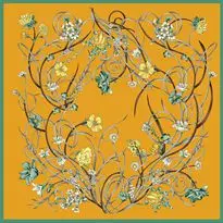 2017-Autumn-Floral-Printed-Square-Silk-Scarf-Women-90cm-100-Silk-Twill-Scarf-Bandana-Hijab-Shawl (1)