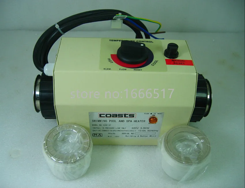 

3KW Water Heater for Swimming Pool & bath tube 220v only Brand New RH