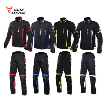 

MC Motorcycle suit motocross jacket sets Winter Double Waterproof motorcycle pant Lining Removable Motorbike jacket Jaqueta XXXL