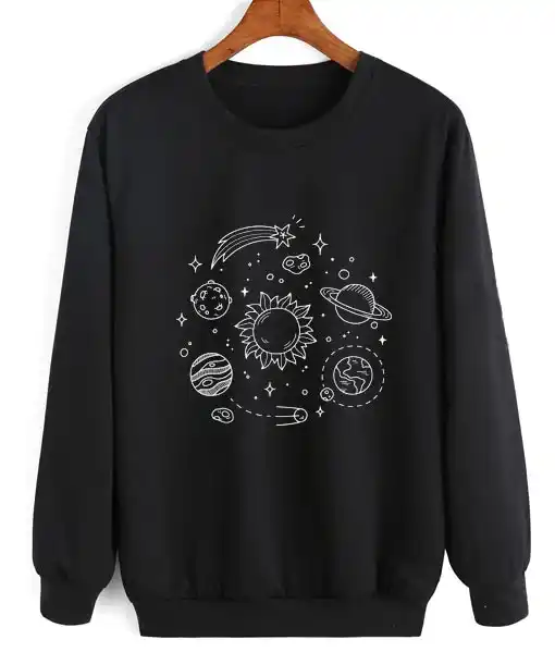 Solar system sweatshirt Outlet