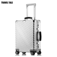 Travel tale 2" 24" 2" 29" Спиннер Алюминиевый Дорожный Алюминиевый Чемодан для путешествий багаж чемодан на колесах с колесами