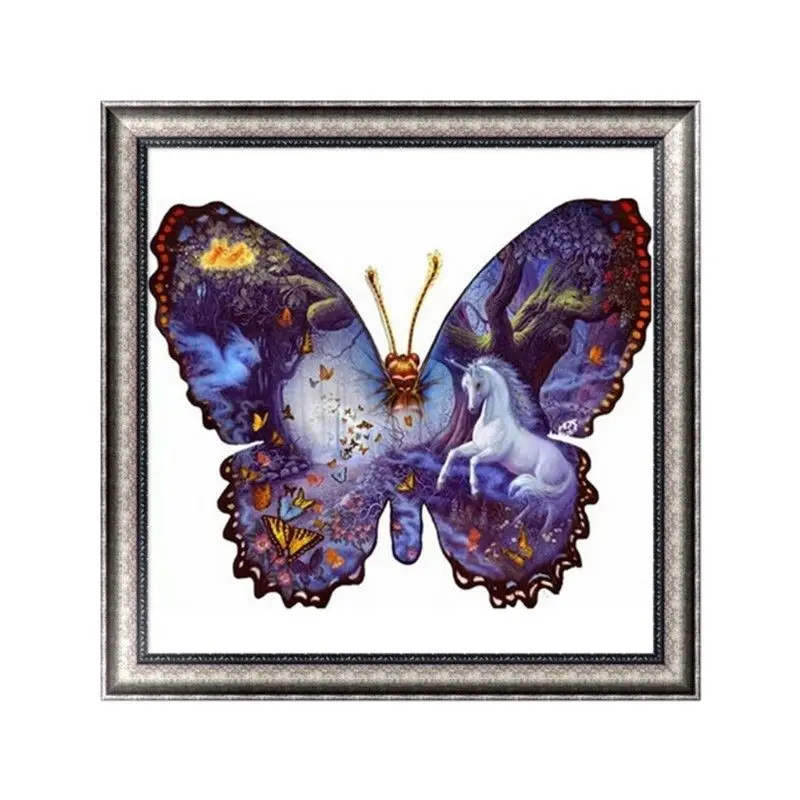 5D Diamond Embroidery Butterfly Painting Cross Stitch Home Decor Craft