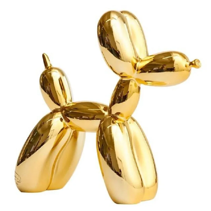 

American Art Resin Craft Jeff Koons Balloons Dog Figurine Statue Balloon Dog Nordic Home Decorations Valentine's Gift R395