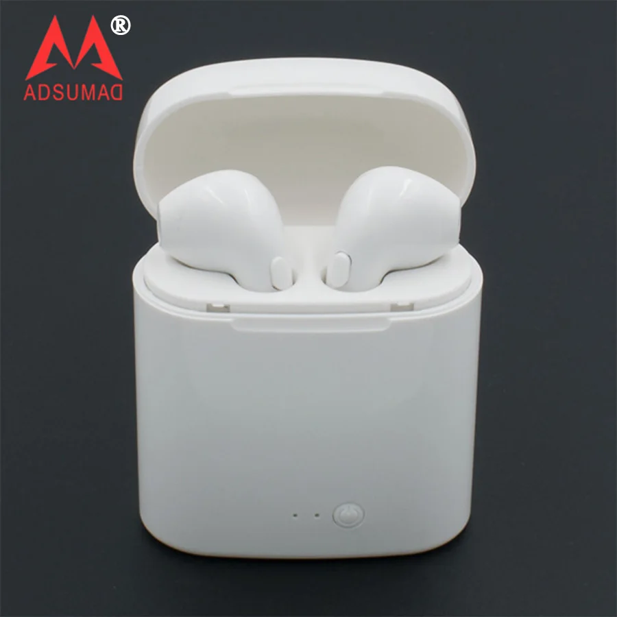 

ADSUMAD I7s TWS Wireless Bluetooth Earphones Headset air pods with Mic Binaural stereo For Iphone Samsung Xiaomi Huawei phones