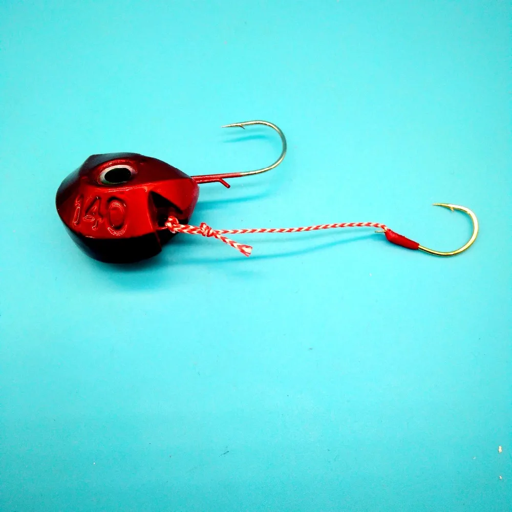 HOOFISH 1 шт./лот свинцовый рыболовный крючок 140 г/120 г/100 г/80 г/60 г/40 г свинцовая головка
