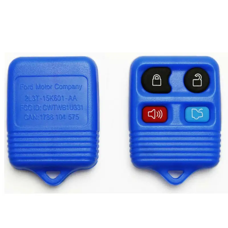 

4 Buttons 2 Colors Remote Key Shell Case Fob For Ford Mustang Focus Lincoln LS Town Mercury Grand Marquis For Ford Car Styling