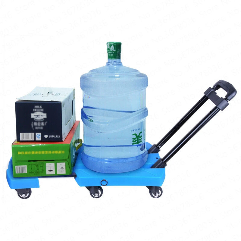 Trolley Folding Cart Trolley Luggage Cart Home Hand Trailer Portable Trailer Truck