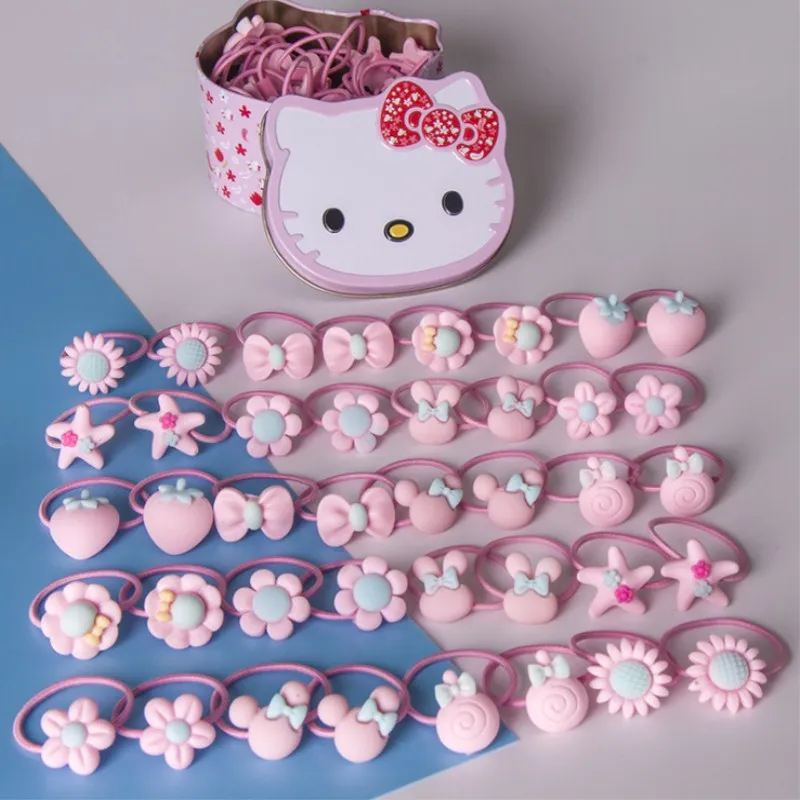 

40pcsExquisite Sweet Cute Girlfriend Gifts Everyday Wear Various Hair Rings