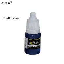 Пигментные чернила для татуажа, 1 шт., 9 цветов на выбор, профессиональные чернила для бровей и губ, Перманентный макияж, микроблейдинг, чернила для вышивки