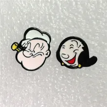 IVYYE Popeye Olive Oyl Fashion Anime Cartoon Earring Cute Animal Stud Earrings For Women Girls Kids Jewelry XMAS New Gift