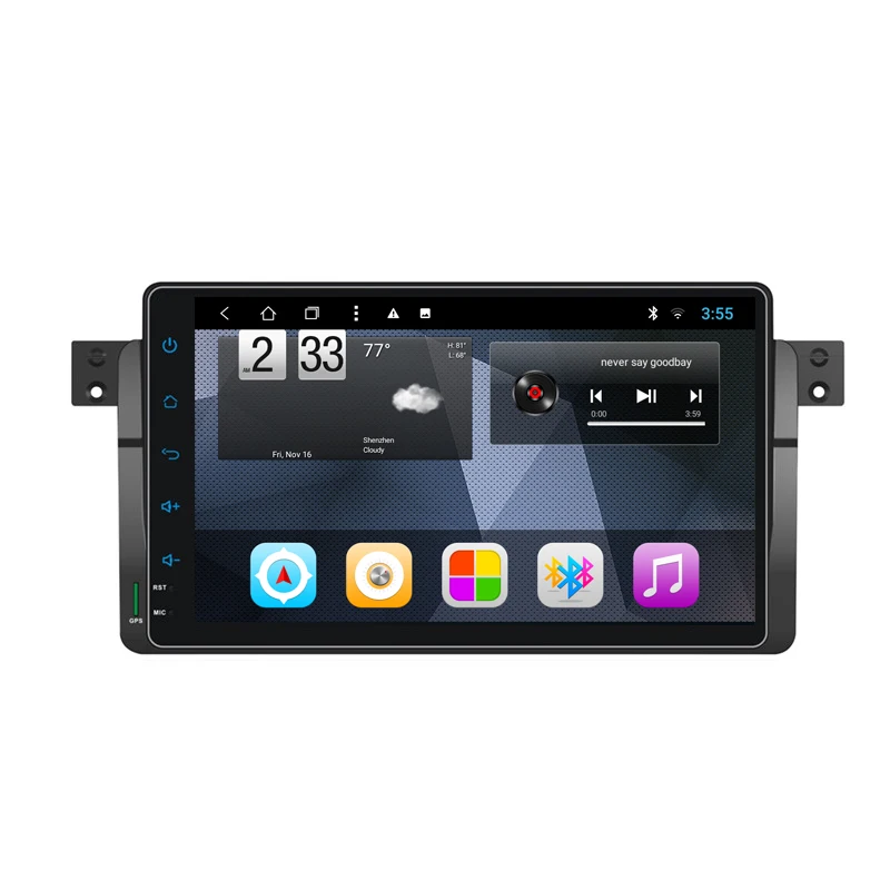 Top Ectwodvd Octa Core Android 8.1 Car DVD Player GPS Navigation Multimedia For BMW E46 2003-2005 2006 2007 2008 2009 2010 2011 2012 0