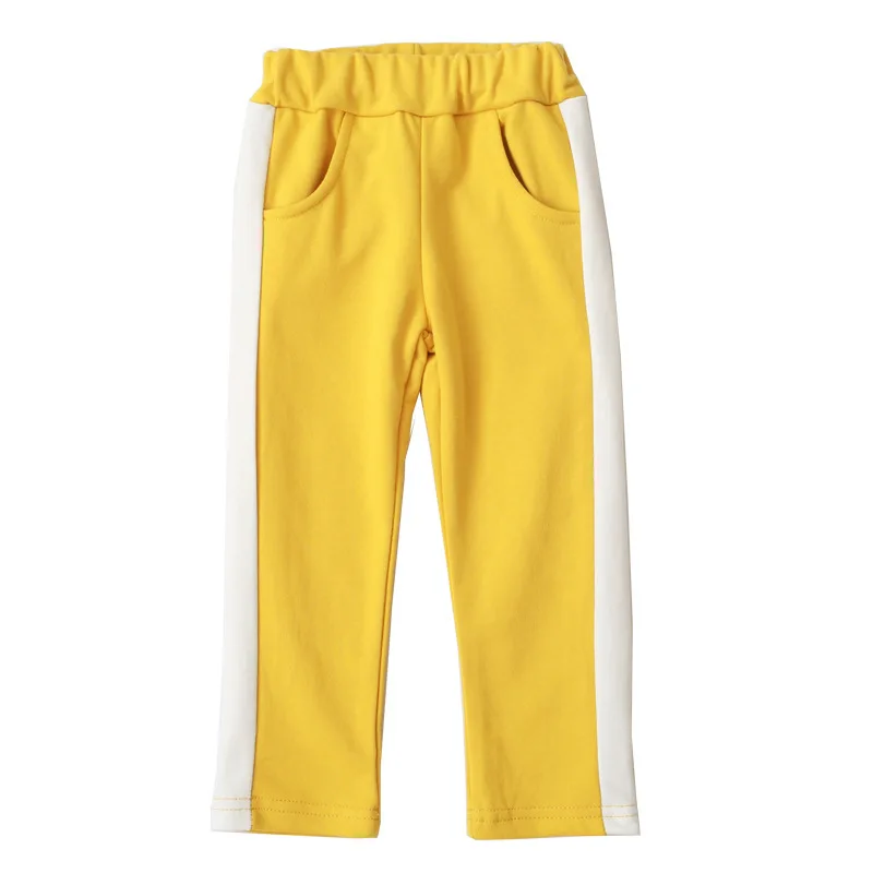 

New Pattern Girl Side Edge Sports Children Boys Clothes Degree Tightness Waist Pants