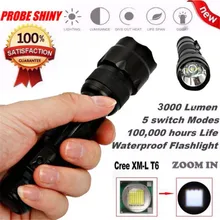 Cycling Bike Head Front Light Bicycle Light Zoomable XM L T6 font b LED b font