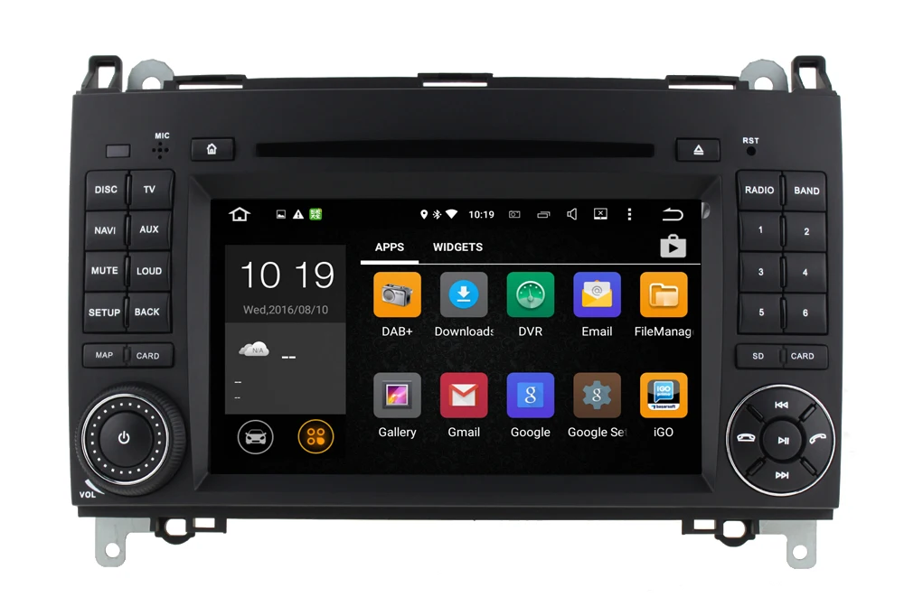 Sale Auto Radio Sat Navi Car Android 7.1.1 DVD GPS Player For Mercedes Benz B/A-Class Sprinter W639 W169 W245 B200 B180 Vito Viano HD 2