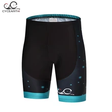 CYCEARTH мужские летние шорты из дышащей ткани для велосипедных прогулок велосипед гонки быстросохнущая дорога езда гель Pad CE0054
