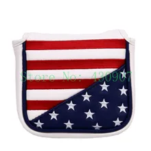 1 шт. США звезды и полосы квадратный молоток в форме магнитного закрытия клюшки для гольфа крышка головы