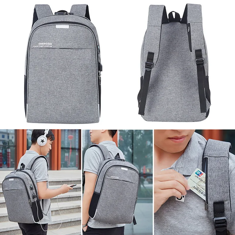 Мужской рюкзак для ноутбука с Usb зарядкой 15,6 дюймов, рюкзак для женщин и мужчин, школьные сумки для девочек-подростков, мужской рюкзак для колледжа и путешествий