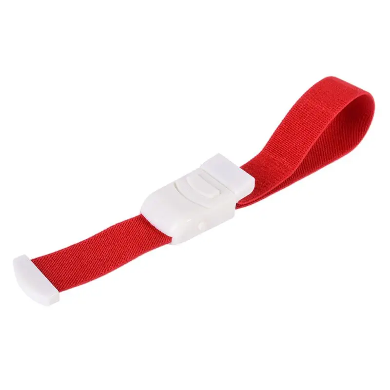 Безопасность первой помощи 1 шт Быстрый Медленный выпуск медицинский фельдшер спорт аварийная пряжка-жгут на открытом воздухе - Color: Red