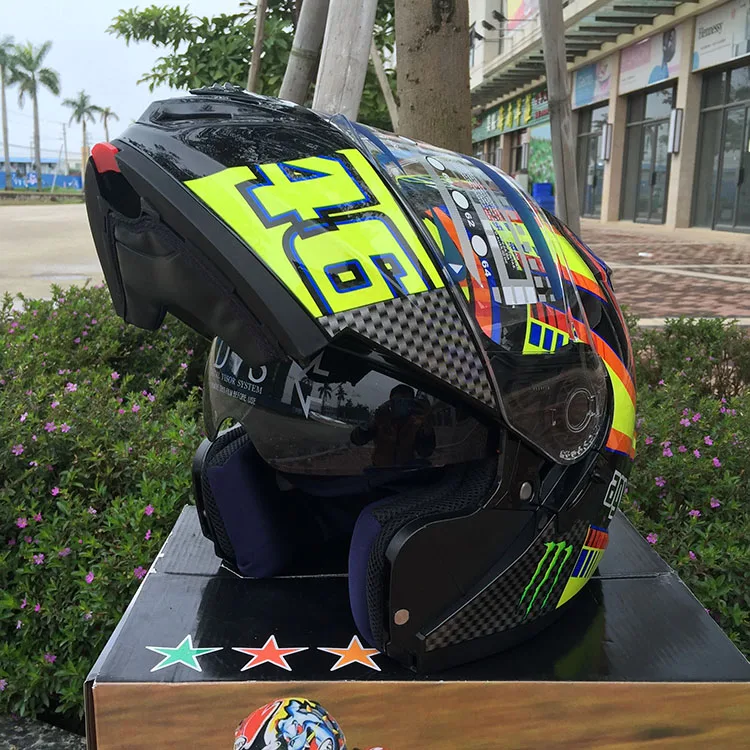 2016 New SHOEI 46# Flip Up motorcycle helmet full Motorcycle Helmet ATV Safety dual lens | Автомобили и мотоциклы