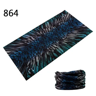 

841-900 Cycling Fishing Camping Hiking Climbing Windproof Quick Dry Camouflage Bandana Neck Gaiter Scarves Face Mask Wraps