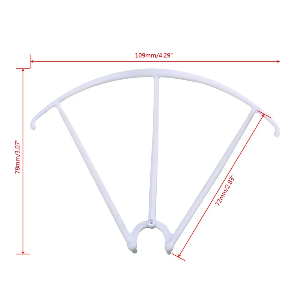 4-PCs-SYMA-X5C-RC-Quadcopter-Drone-Spare-Parts-Protection-Guard-Circle-Frame-Set-Accessories-White
