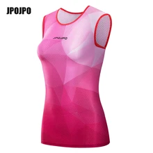 JPOJPO Для женщин Прохладный Холодное лето Велоспорт жилет mtb розовый велосипед без рукавов жилет держать сухим майка велосипед жилет Костюмы Джерси